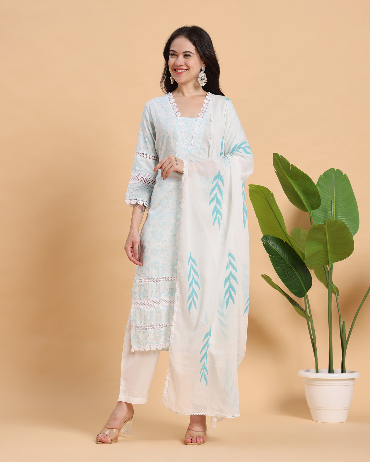 Mehar - Sky Blue Everyday Cotton